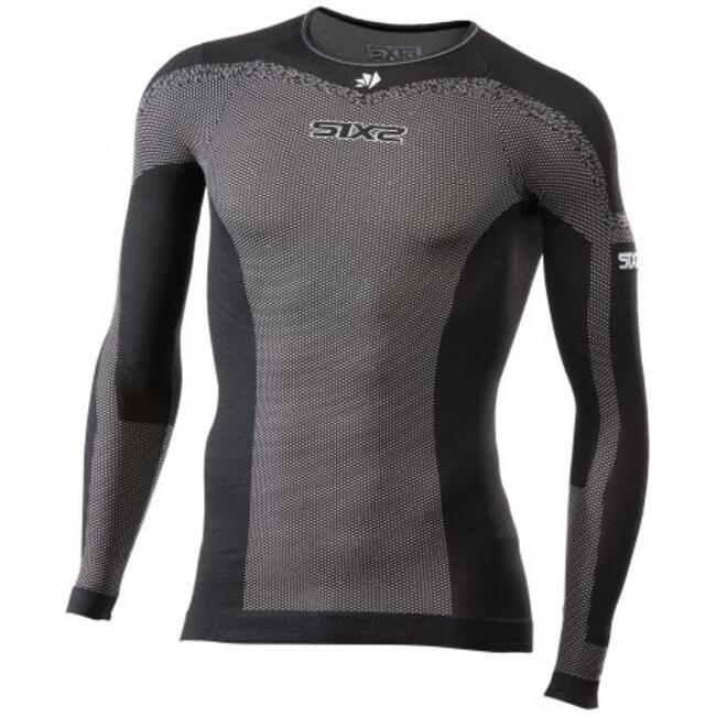 Six2 Maglia Termica Moto Black Carbon Unisex